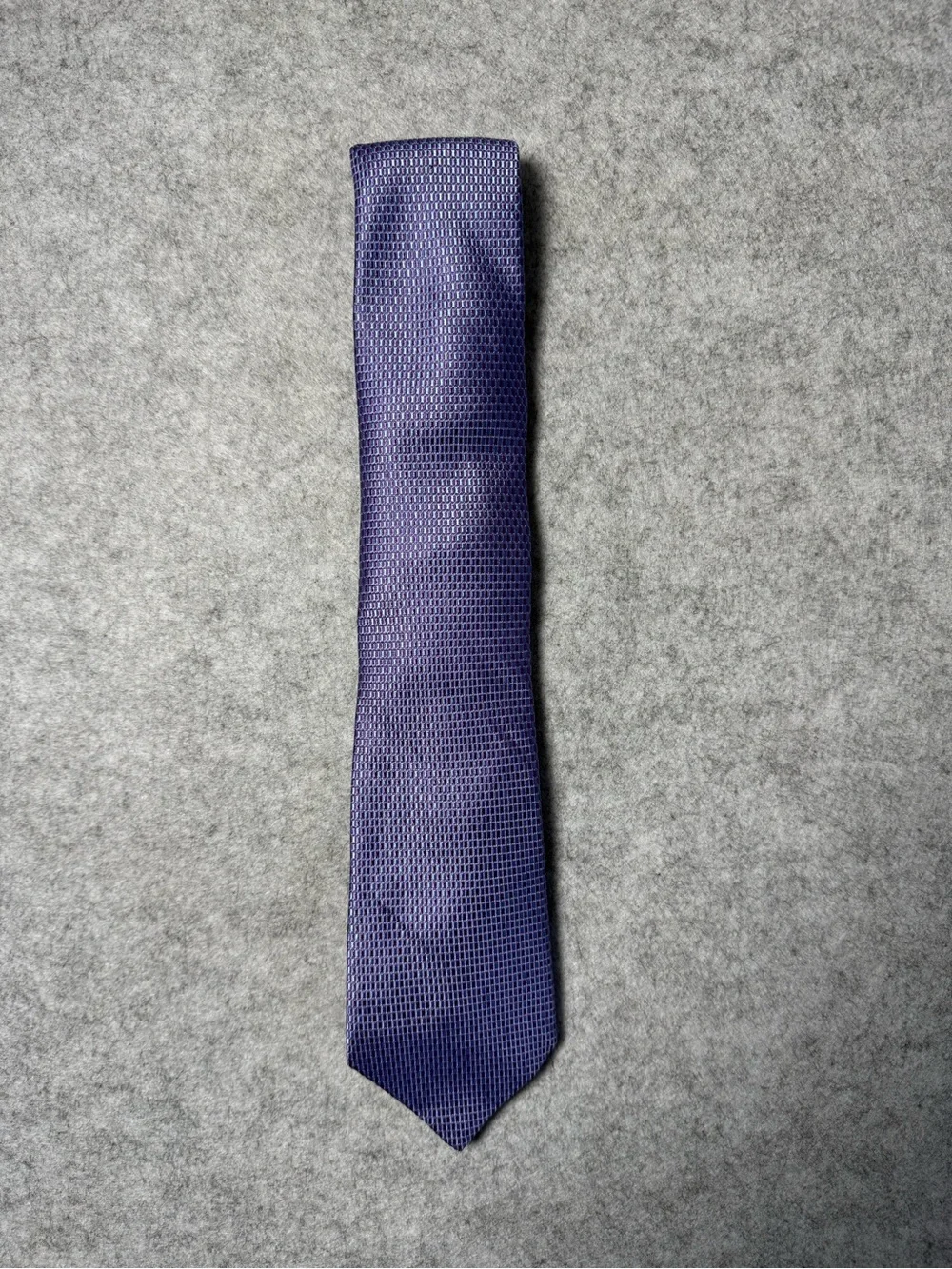 Classic Textured Purple Nordstrom Men’s Shop 100% Silk Tie